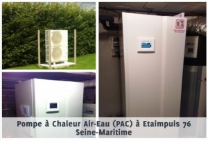 pompe a chaleur etaimpuis seine maritime